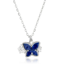 CRYSTAL HAVEN Dây chuyền Vàng 14K đá Lapis lazuli
