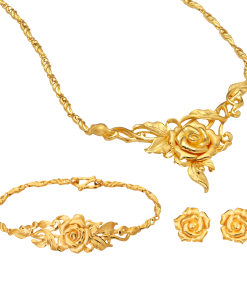 Bộ trang sức cưới Vàng 24K Tình Nồng 00084-00024