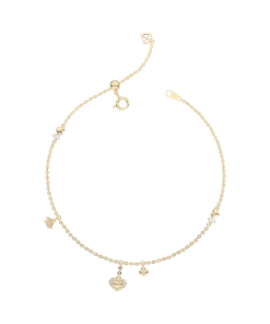 Starlight Lắc chân Vàng 14K đá CZ