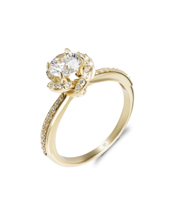 Promis Nhẫn cầu hôn Vàng 14K đá CZ