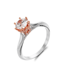 Beyond Nhẫn cầu hôn Vàng 14K đá Moissanite