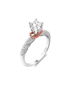Beyond Nhẫn cầu hôn Vàng 14K đá Moissanite